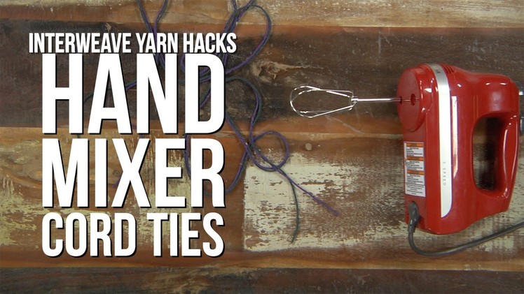 How to Make Twisted Cord with a Hand Mixer