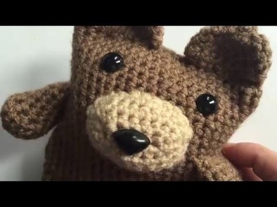Learn to Crochet: Finishing up Boxy Bear