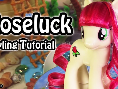 My Little Pony:  Roseluck Hair Styling Tutorial How To MLP Toy DIY