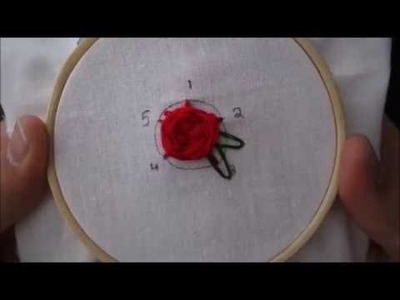 Rose Embroidery. diy
