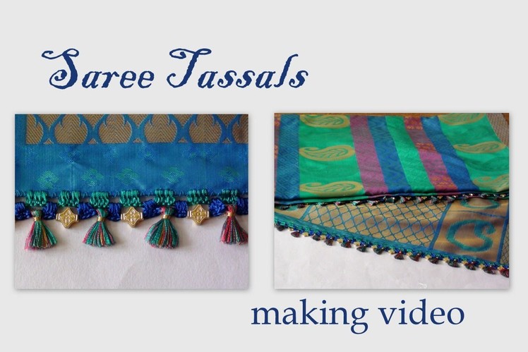 Saree tassals with crochet