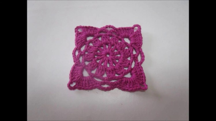 Uncinetto  Crochet  Square  tutorial