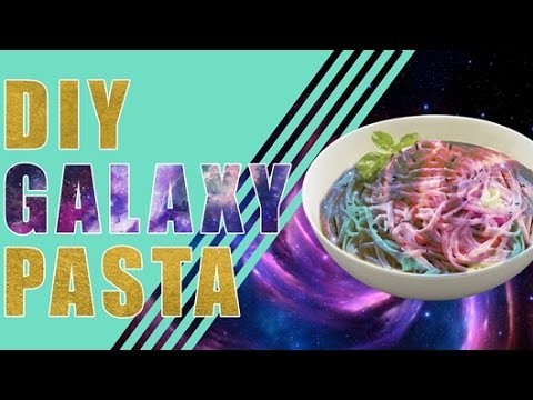 DIY | Galaxy Pasta - HOW TO MAKE GALAXY SPAGHETTI!!!