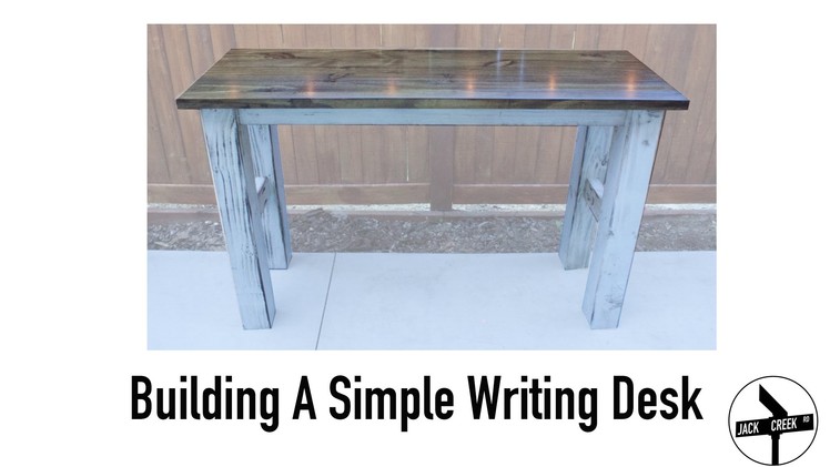 How To Build A Simple Desk With Limited Tools