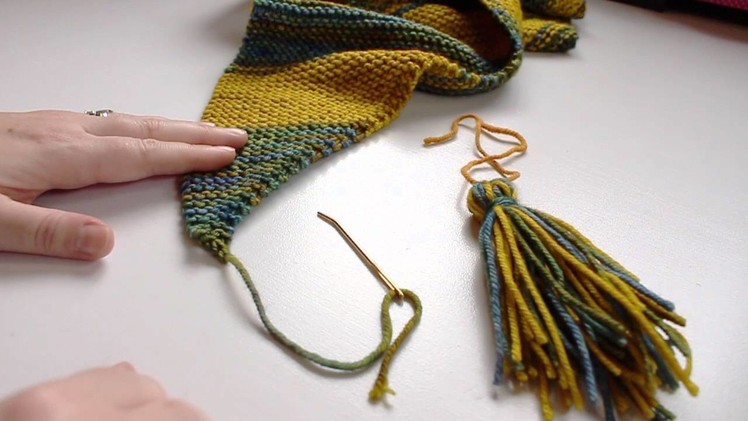 How to create a 2-color tassel