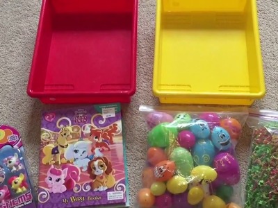 How to Create Surprise Eggs Sensory Bins for Young Children!