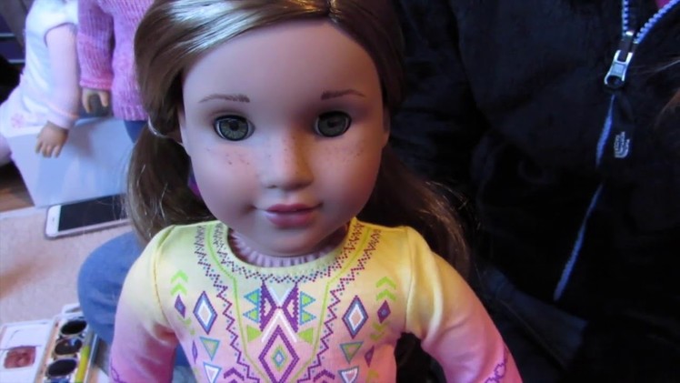 How to: Freckles on Your American Girl Doll!