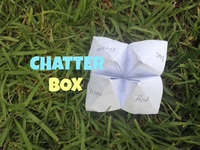 How To Make A Chatterbox