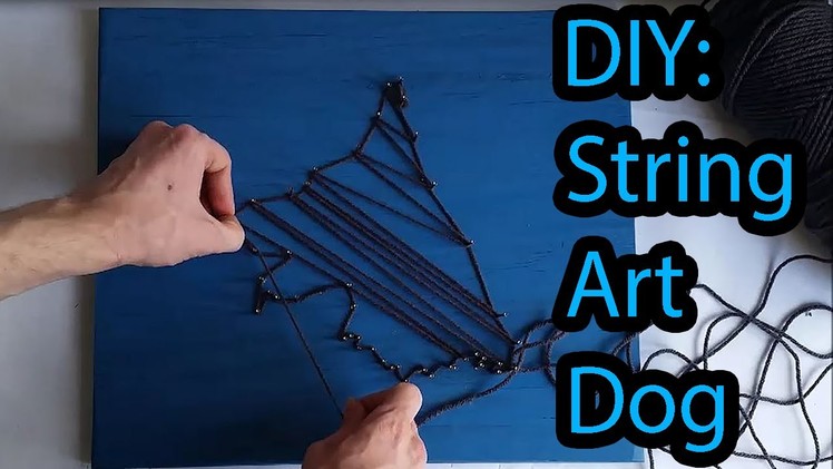 How to make a Dog String Art Portrait