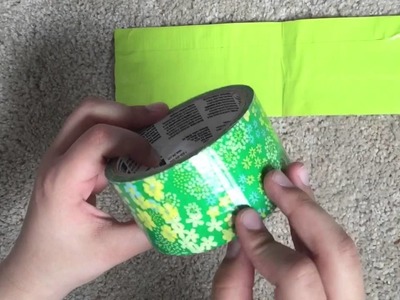 How to make a duct tape wallet (for beginners)