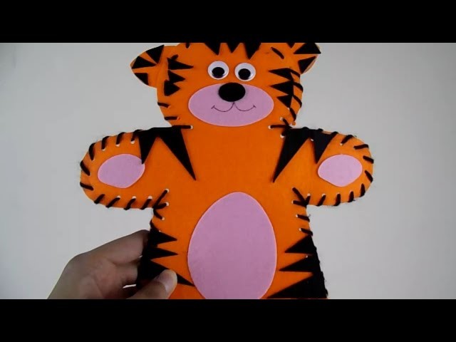 How To Make A Hand Tiger Puppet