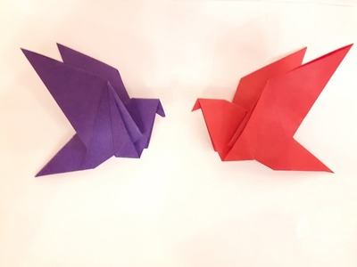 How to make a Paper Flapping bird? (easy)