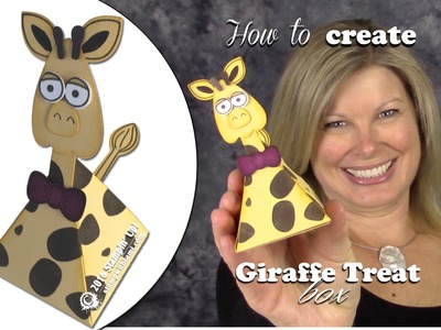 How to make a Photoboming Giraffe Treat Box featuring Stampin Up Playful Pals