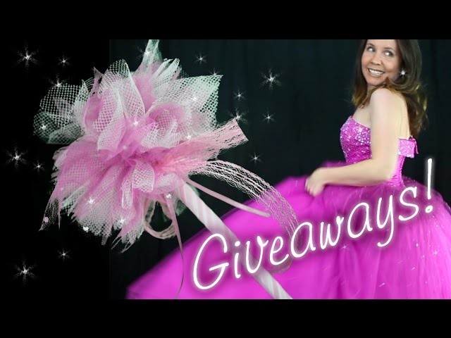 How to Make a Tulle Fairy Wand + Lots of Great Giveaways. Freebies ! #1