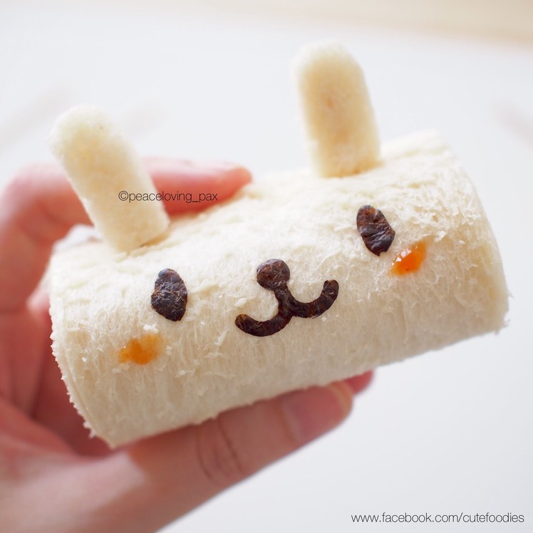 How to make "Bunny ham and cheese bread roll"