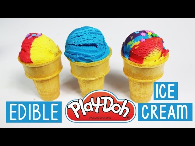 How to Make Edible Play-Dough Ice Cream | Easy Kids Crafts