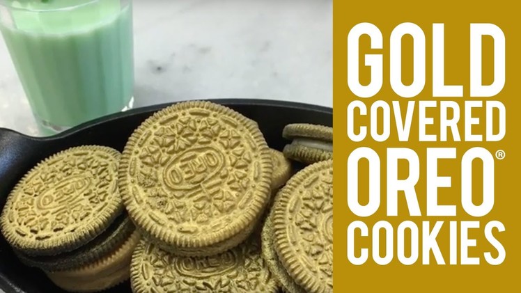 How to Make Gold Covered Oreo® Cookies