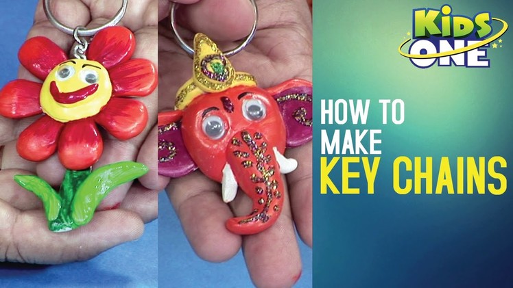How to Make Key Chains | Easy Crafts for Kids | Creative Corner