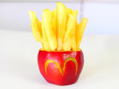How to make McDonald's Fries Out Of An Apple!!!