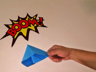 How to make origami paper popper BOMB
