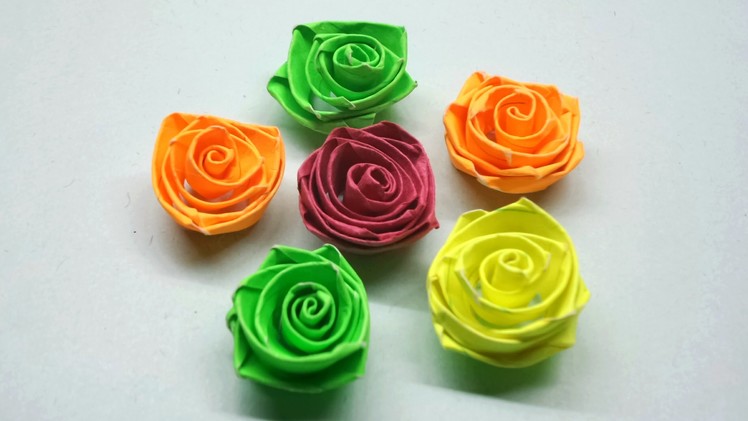How to make Quilling Rose Flowers. Paper Quilling Rose