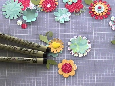 How to mix & match flower dies with Marianne Design dies