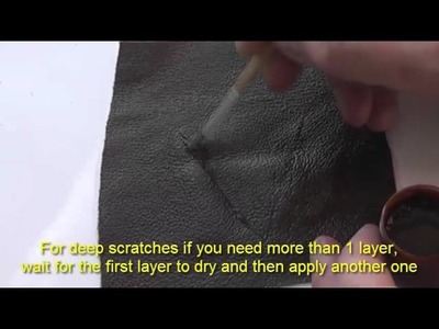 How to repair leather tears and cuts using Leather Repair Doctor