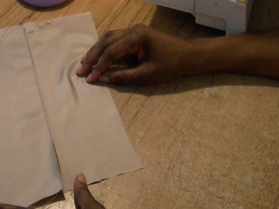 How To Sew A Box Pleat