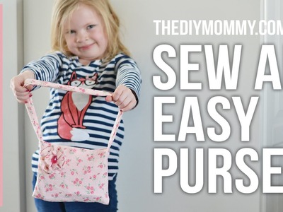How to Sew an Easy Fabric Purse + Tips on Teaching Kids to Sew