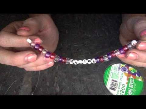 Instructables; "How-To" Instructions for a Pony Bead Bracelet