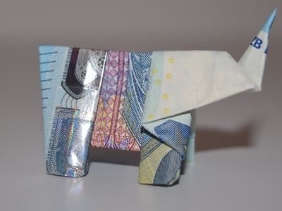 Euro Origami: Elefant | 20 Euro | Easy tutorials and how-to's for everyone #Urbanskills