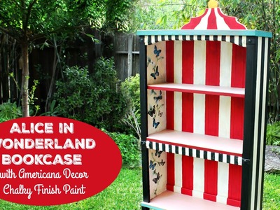 HOW TO: Alice in Wonderland Bookcase