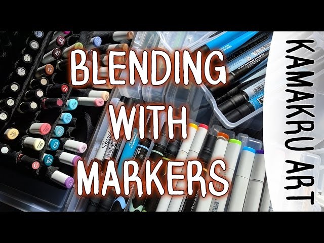 How to blend markers Tutorial: Using Copics and Prismacolors