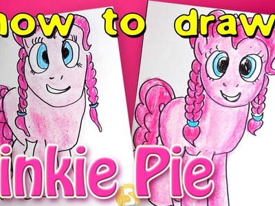 How to draw a Pony Pinkie Pie from the cartoon My Little Pony