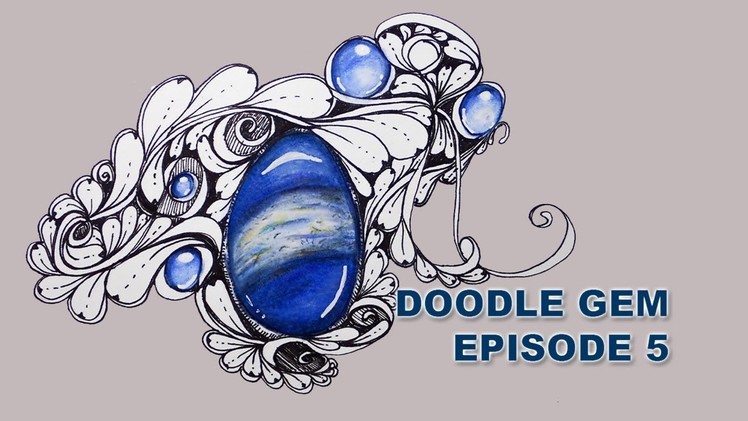 How to Draw Doodle Gems Episode 5 Lapis Lazuli