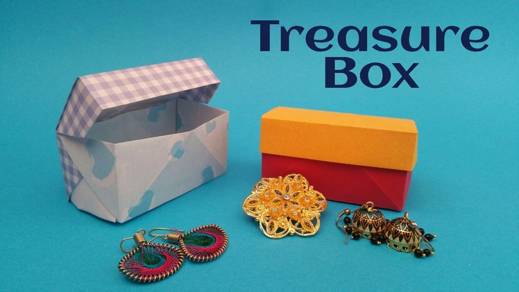 How to fold. make a Paper "Treasure. Jewelry Box" - Useful Modular Origami Tutorial