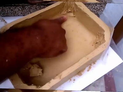 How to Make a bonsai pot   Rectangle, rounded corner clay pot 1