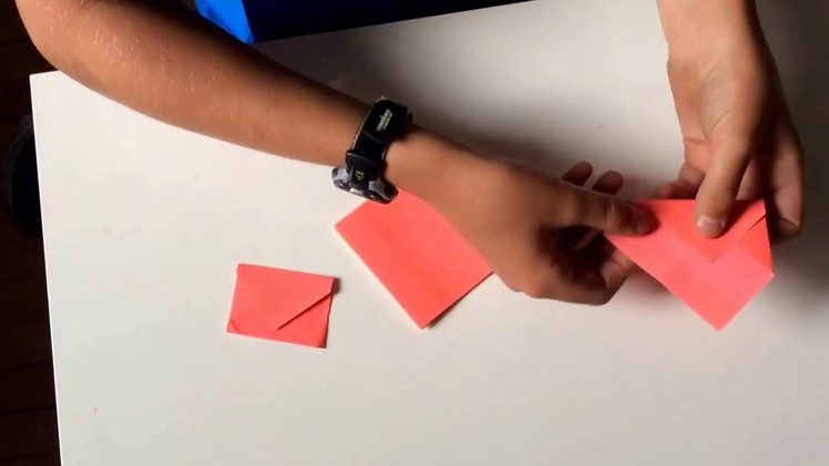 How to make a mini envelope (with a sticky note)