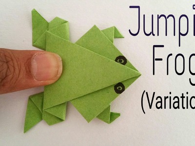 How to make a paper "Traditional Jumping Frog 
