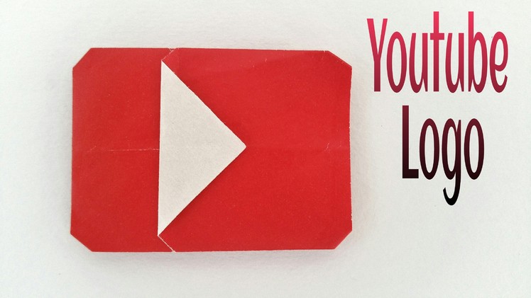 How to make a Paper "Youtube Logo. Icon" - Easy Origami Tutorial