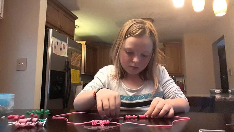 How to make a Pony Bead Watermelon keychain