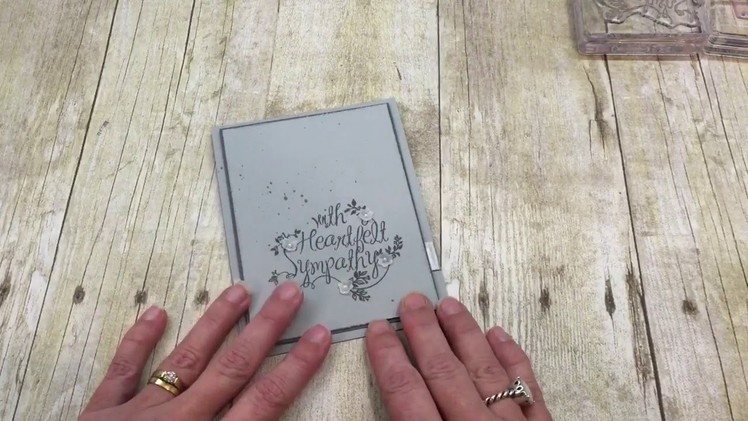 How to make a Quick Sympathy Card
