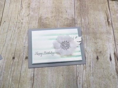 How to make a simple Vellum Flower Card