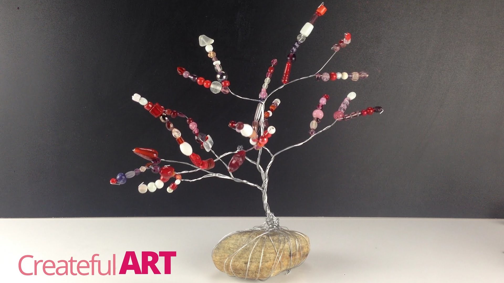 How to make a "Wire Tree"--sculpture with beads