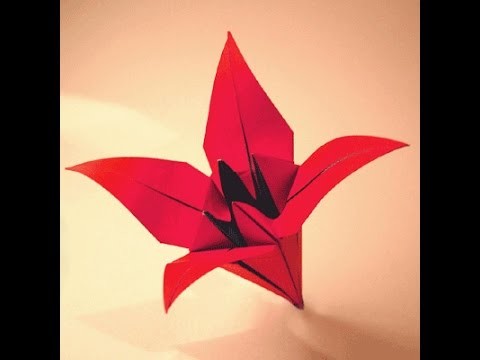 How to make an origami flower lily.orchid