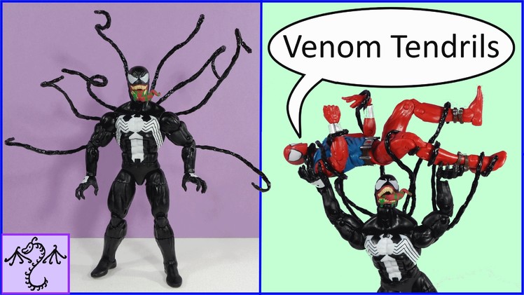 How to Make Easy, Flexible Venom Symbiote Tendrils for your Action Figure
