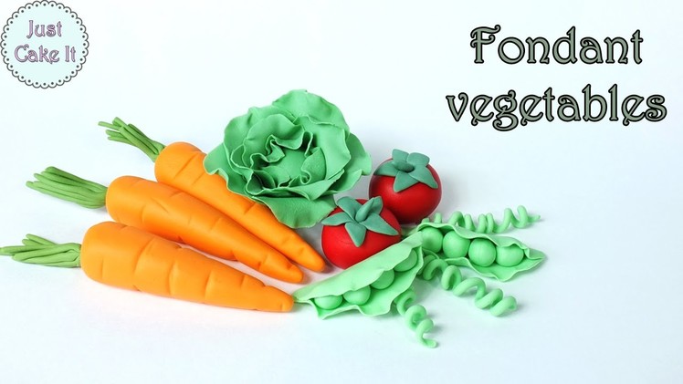 How to make fondant vegetables. Jak zrobić warzywa z masy cukrowej