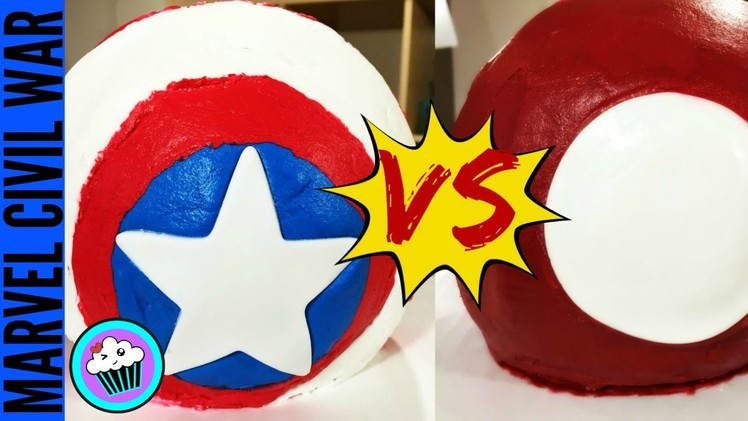 How to make Marvel Captain America Civil War Cake | Pinch of Luck