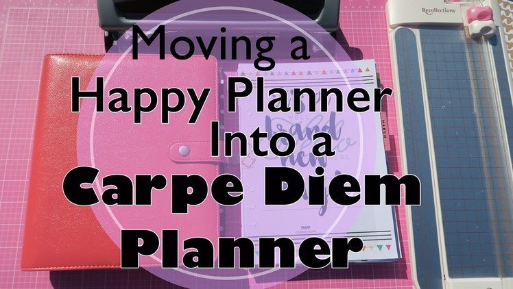 How to Move a Happy planner into a Carpe Diem A5 Binder Planner| I'm A Cool Mom