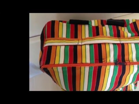 How to sew a max size cabin bag
